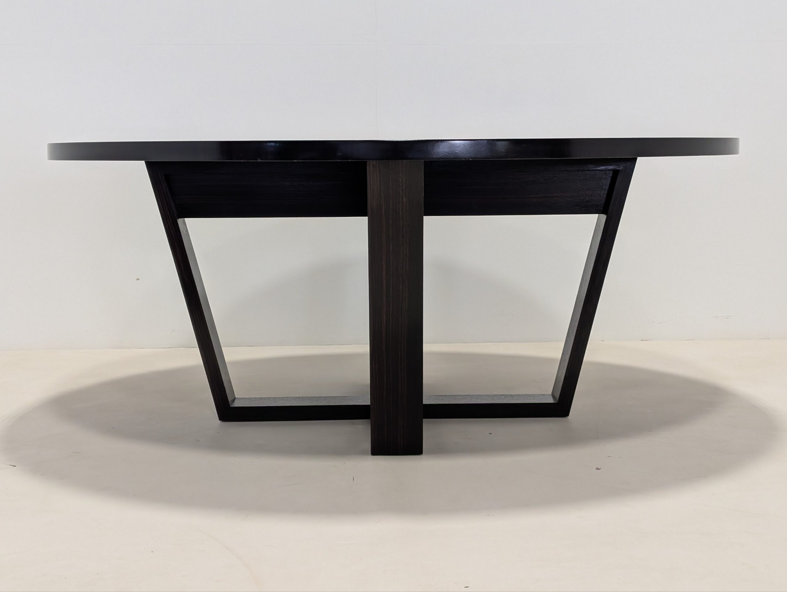 Bespoke Macassar Ebony Dining Table - Image 5