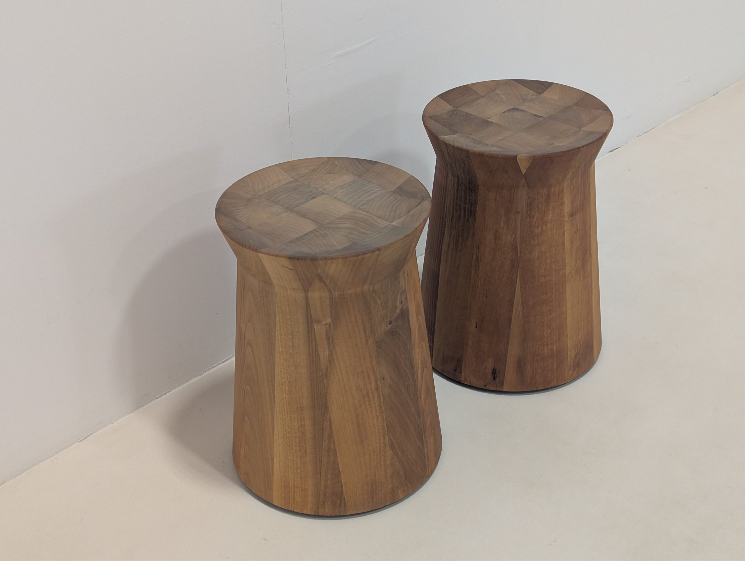 Poliform Dama Side Tables Wooden - Image 3