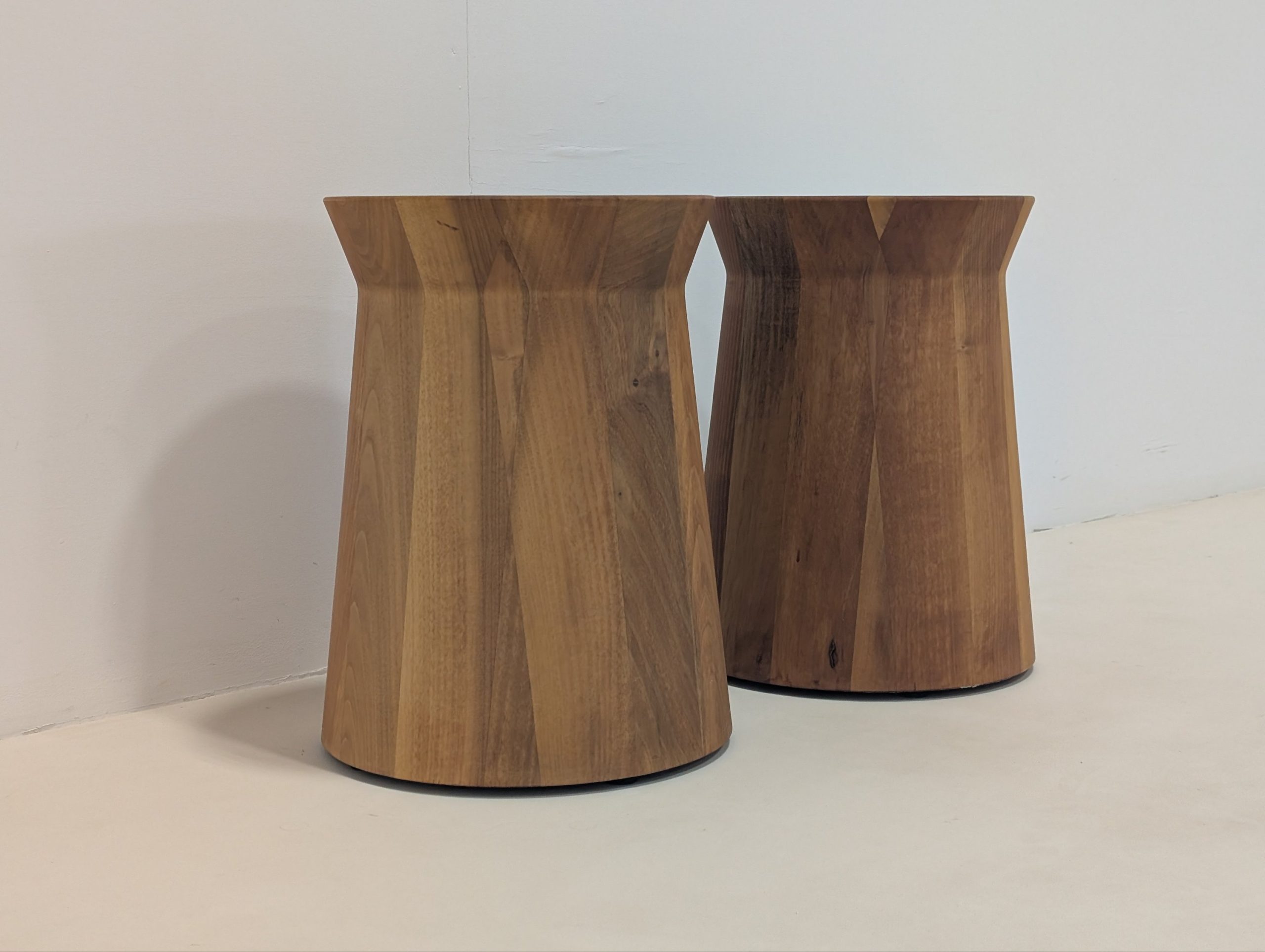 Poliform Dama Side Tables Wooden - Image 2