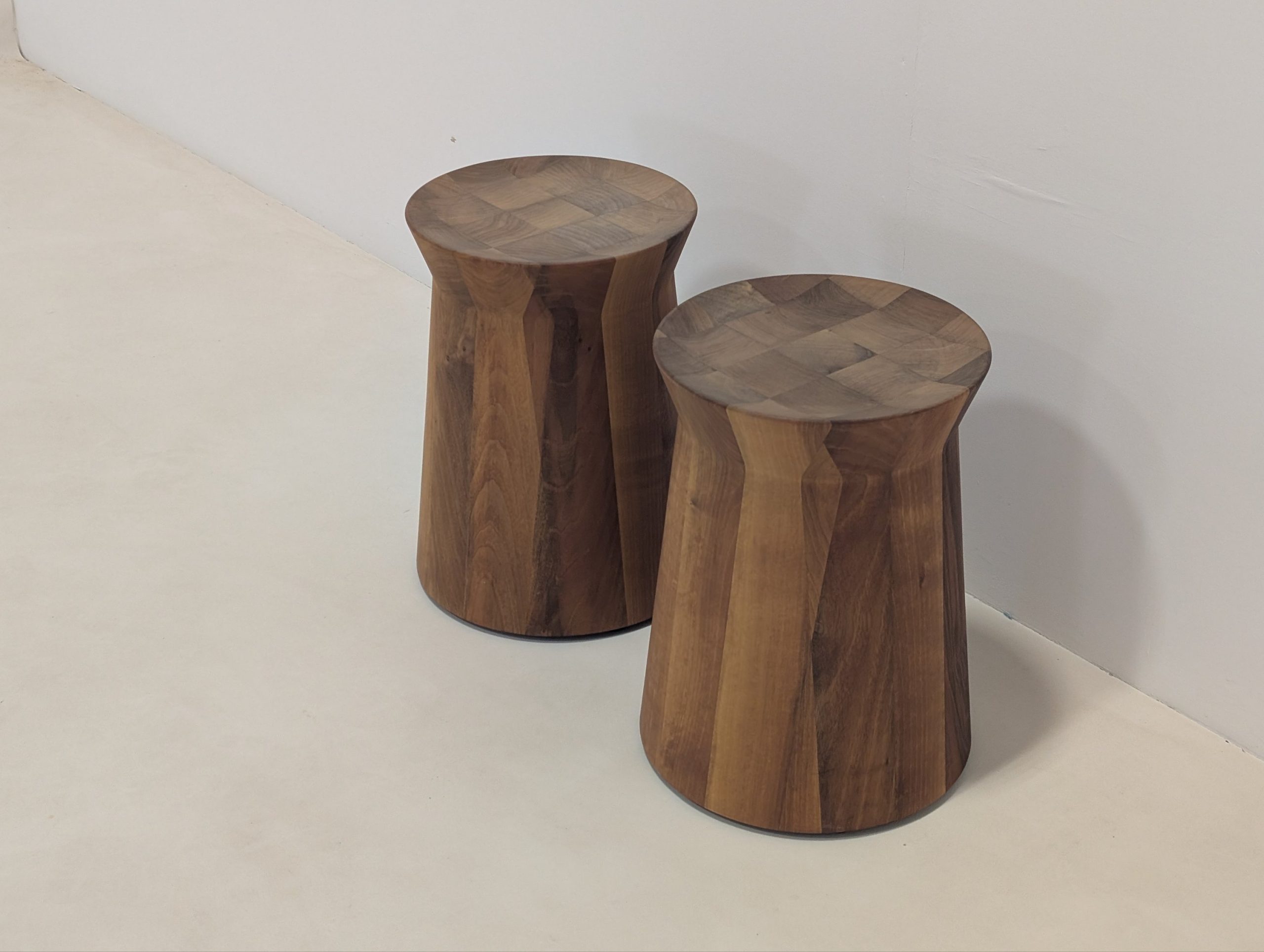 Poliform Dama Side Tables Wooden - Image 4