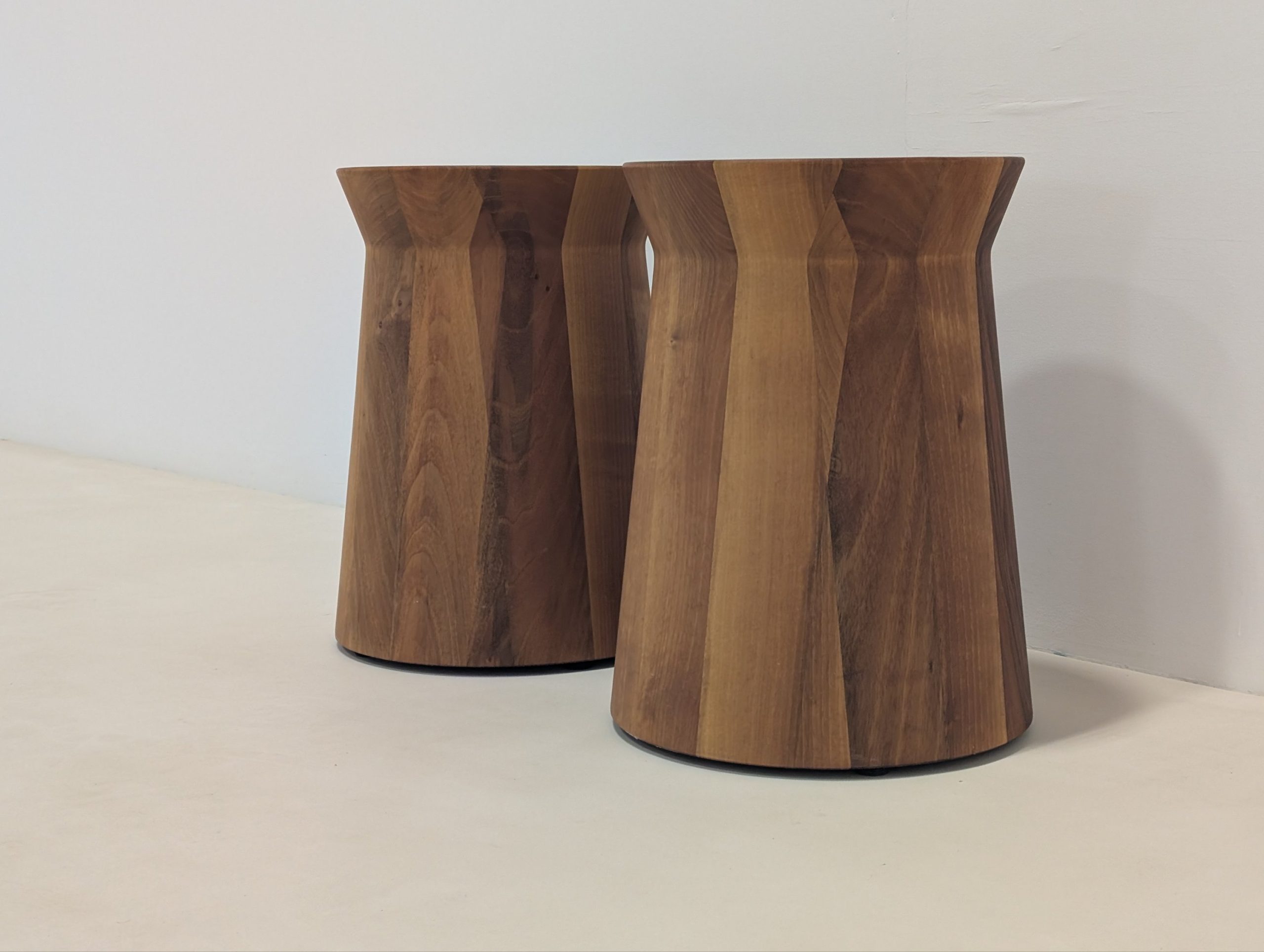 Poliform Dama Side Tables Wooden - Image 6
