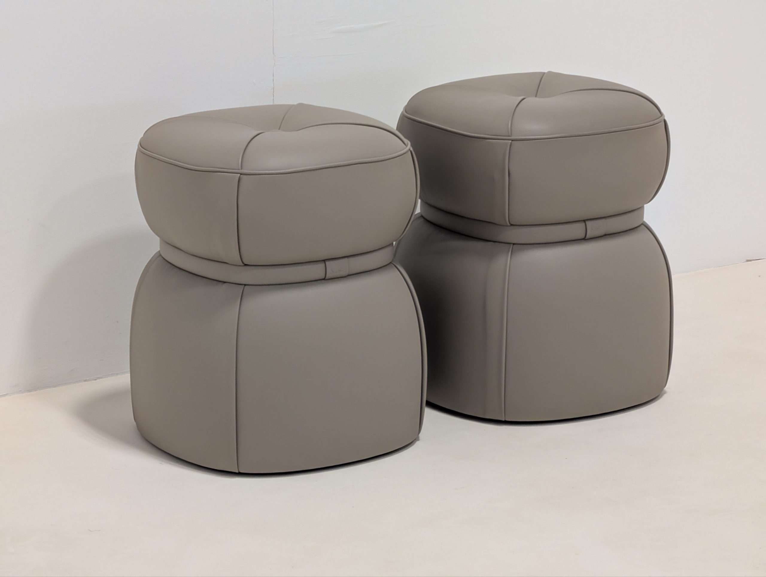 Poltrona Frau Lepli Ottoman Pair