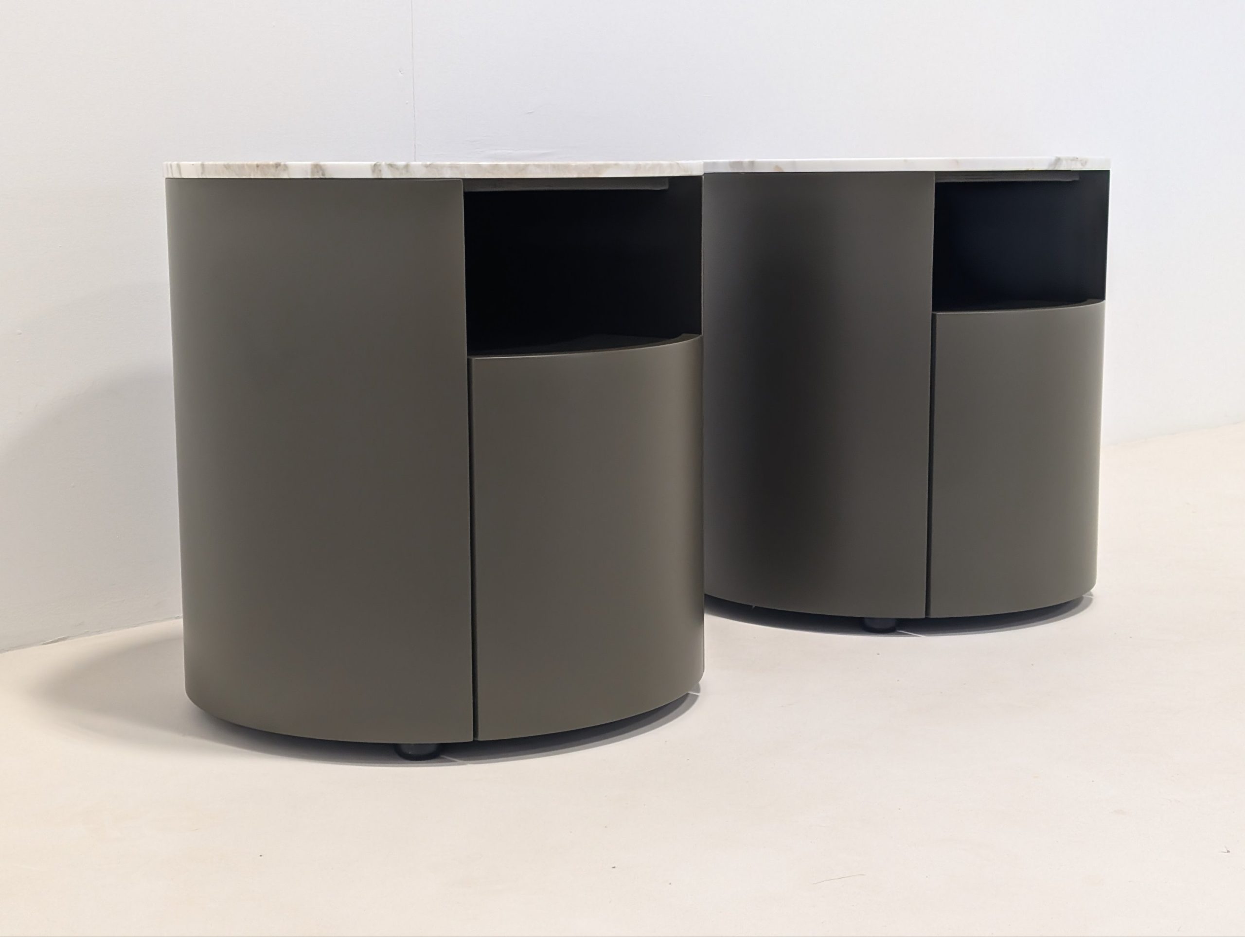 Poliform Onda Nightstands Pair - Image 11