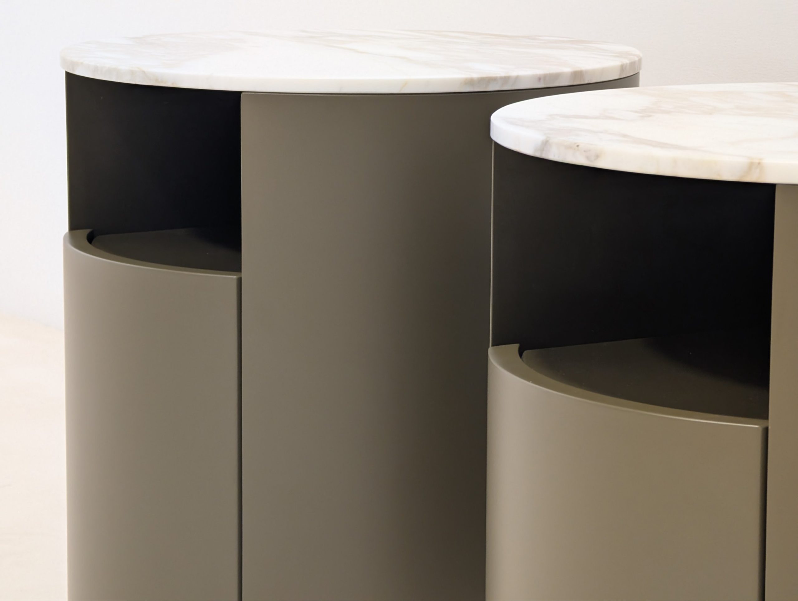 Poliform Onda Nightstands Pair - Image 7
