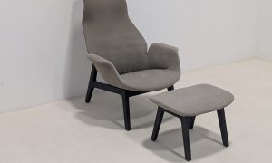 Poliform Ventura Chair & Footstool
