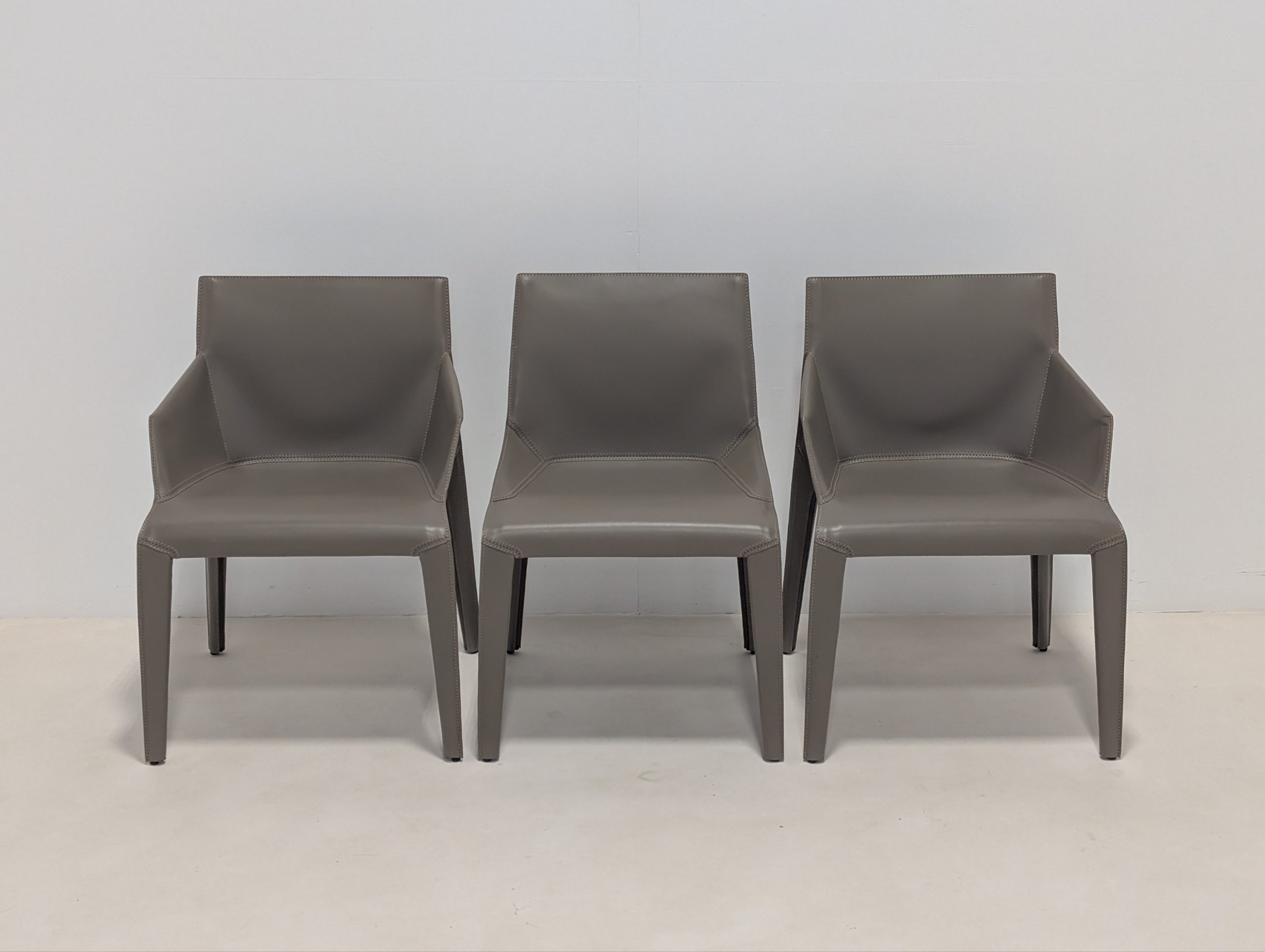 Poliform Seattle Dining Chairs Set of 3 - Image 10