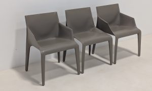 Poliform Seattle Dining Chairs Set of 3