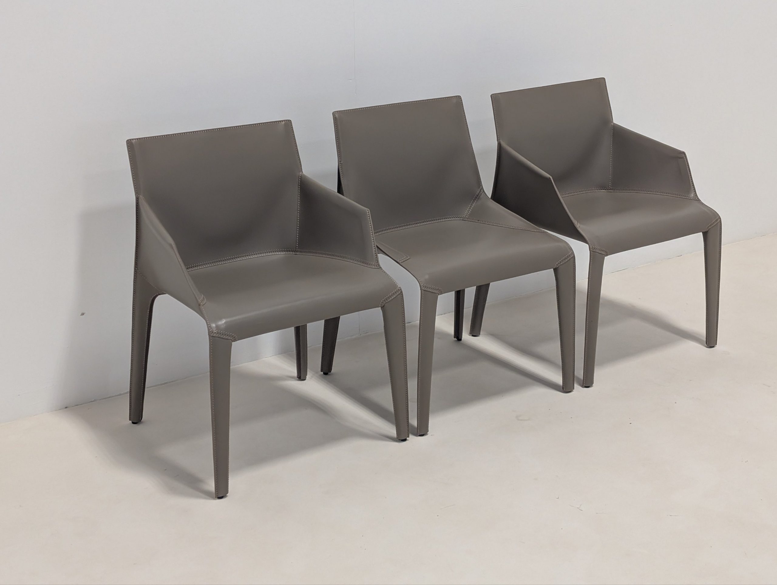 Poliform Seattle Dining Chairs Set of 3