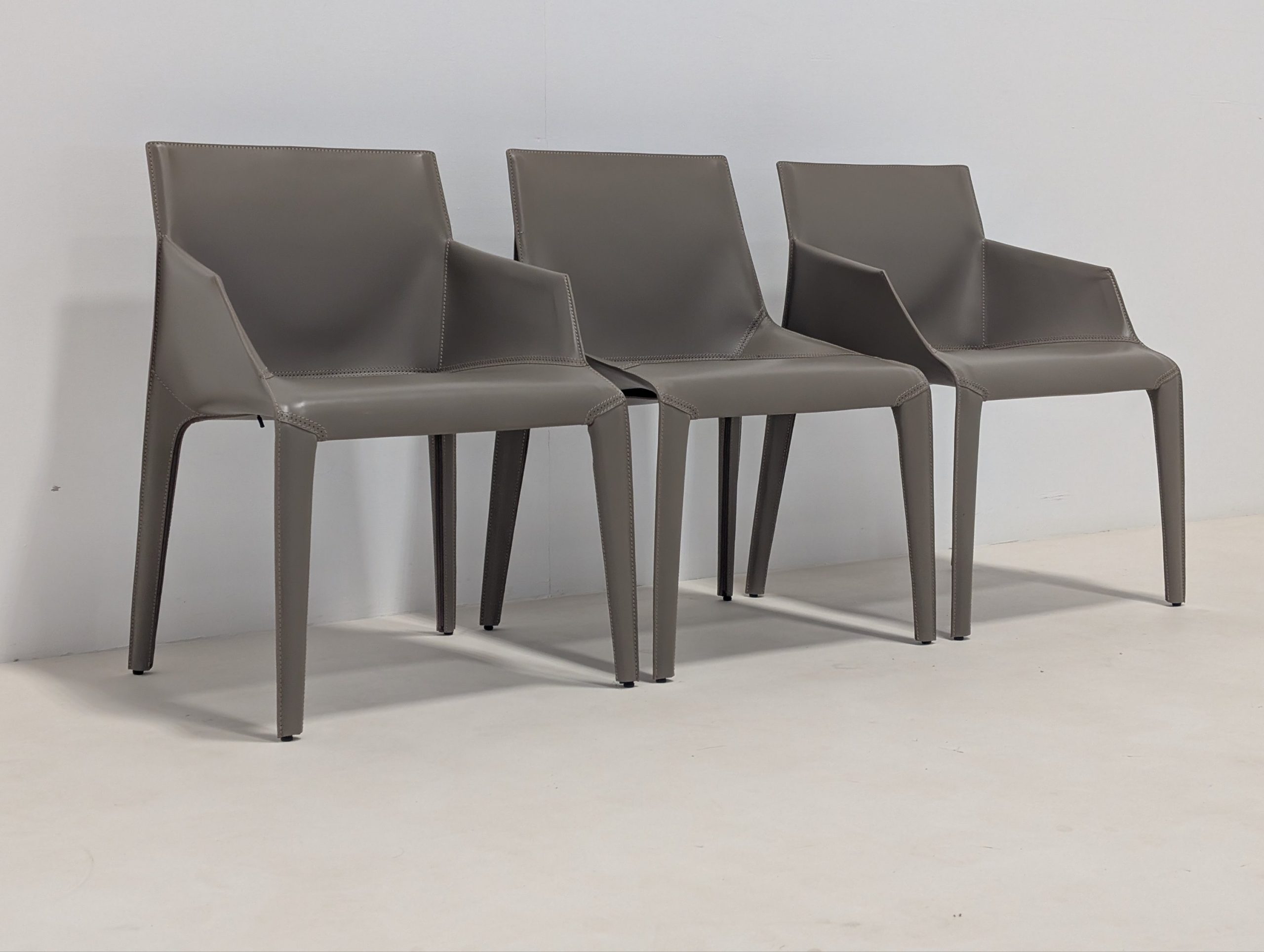 Poliform Seattle Dining Chairs Set of 3 - Image 8