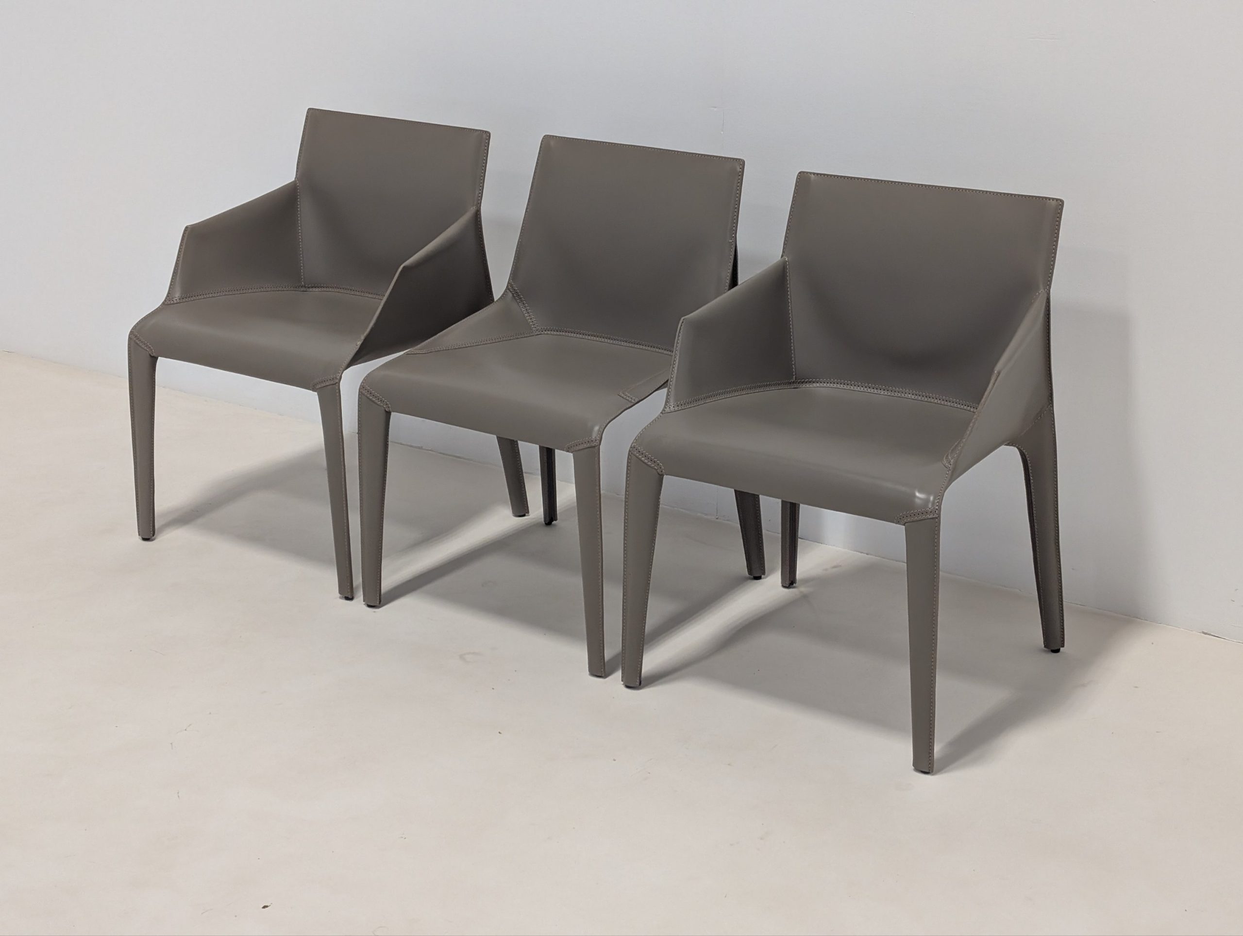 Poliform Seattle Dining Chairs Set of 3 - Image 6