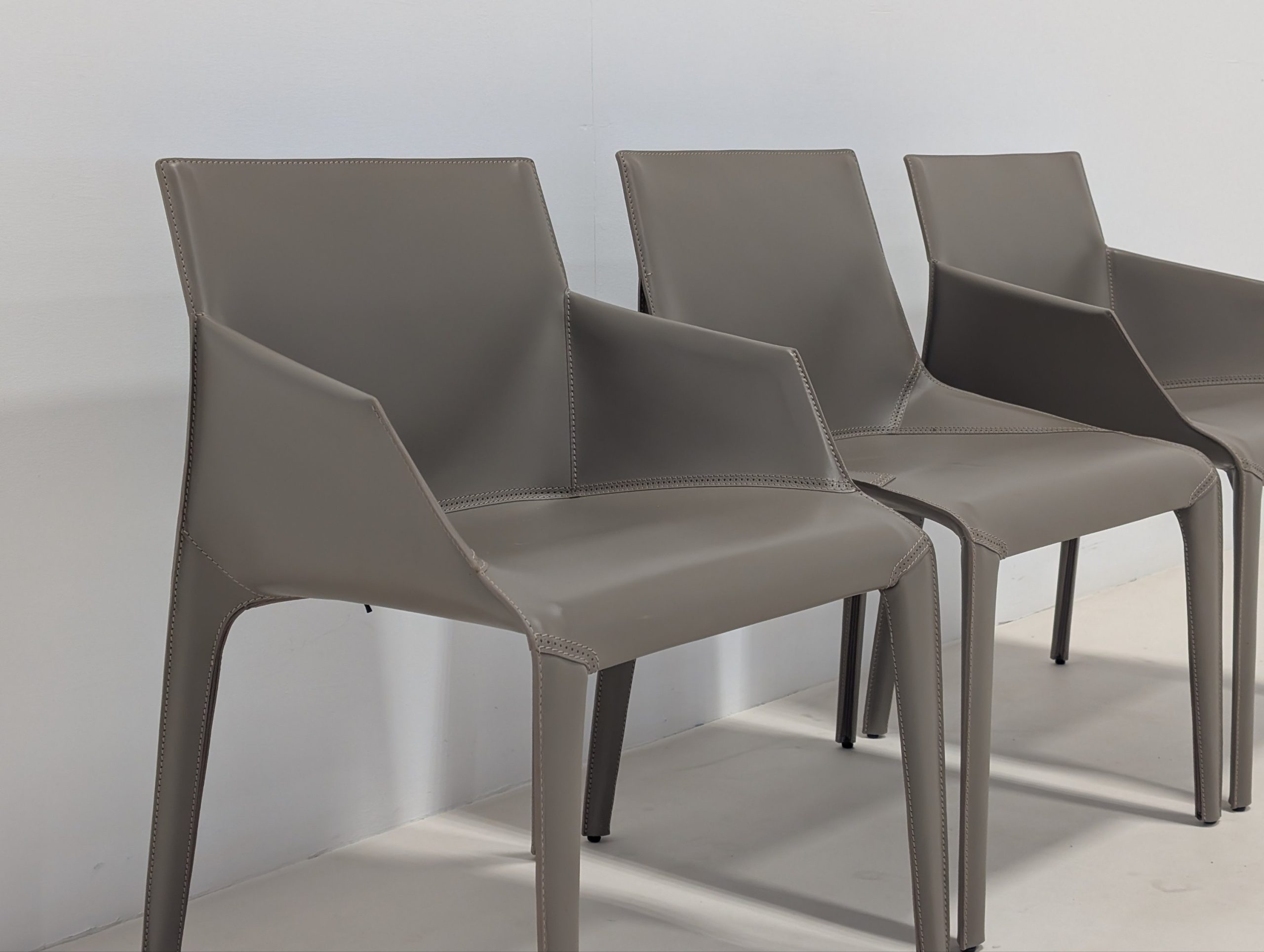 Poliform Seattle Dining Chairs Set of 3 - Image 9