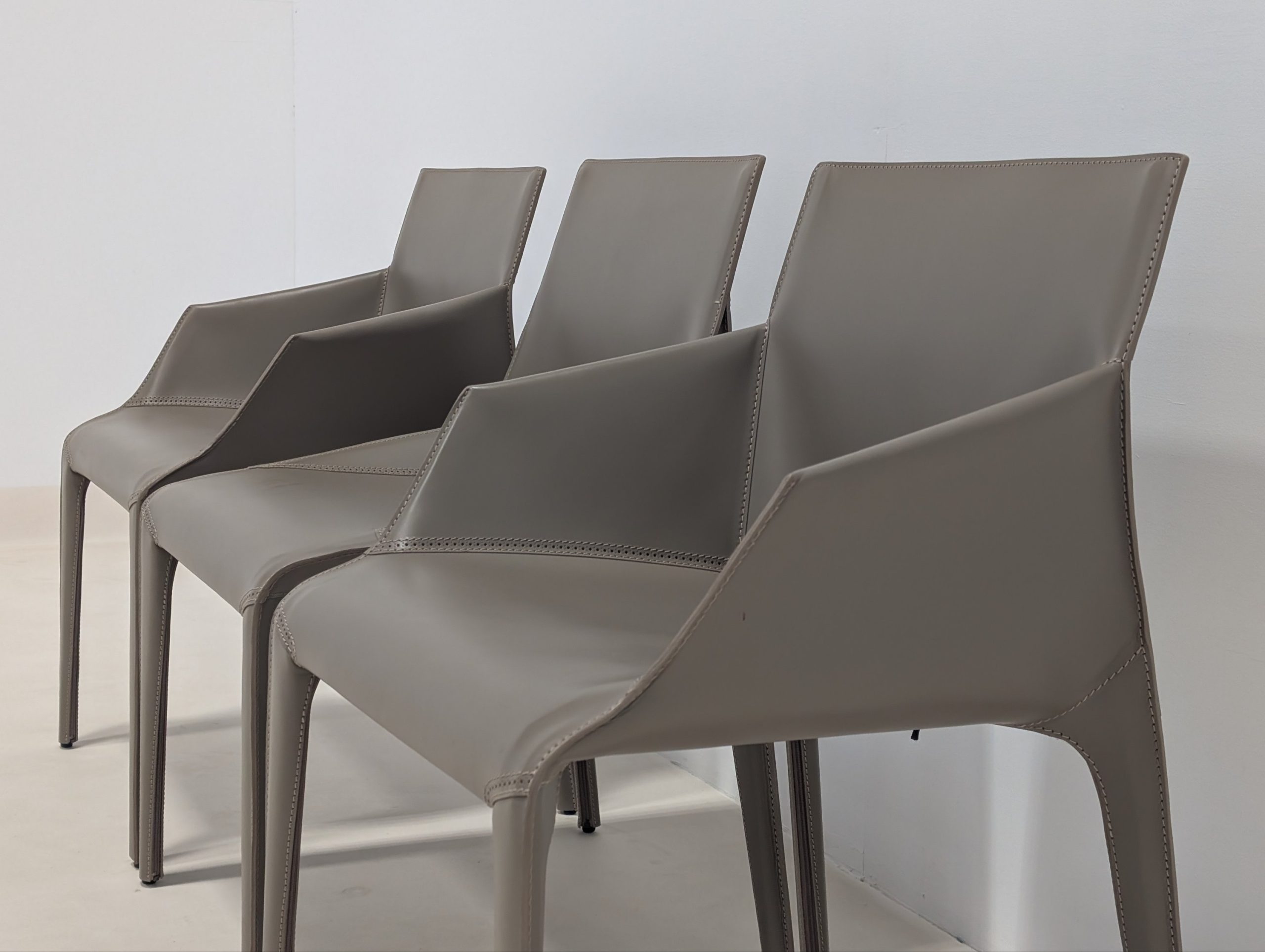 Poliform Seattle Dining Chairs Set of 3 - Image 5