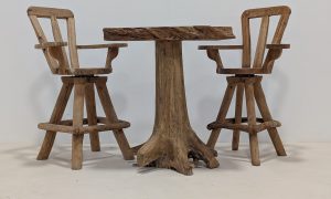 Bespoke Waney Edge Garden Set